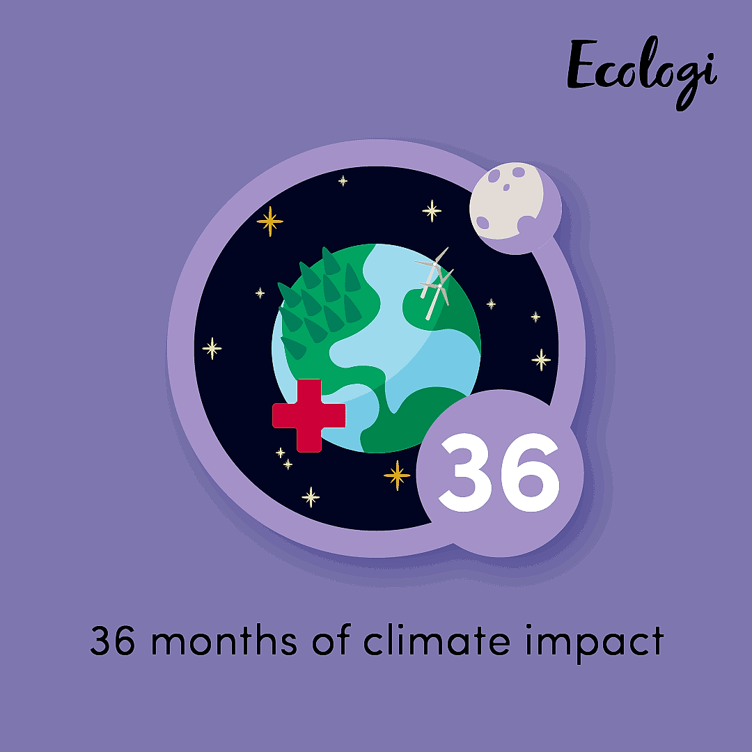 Ecologi 3-year membership badge