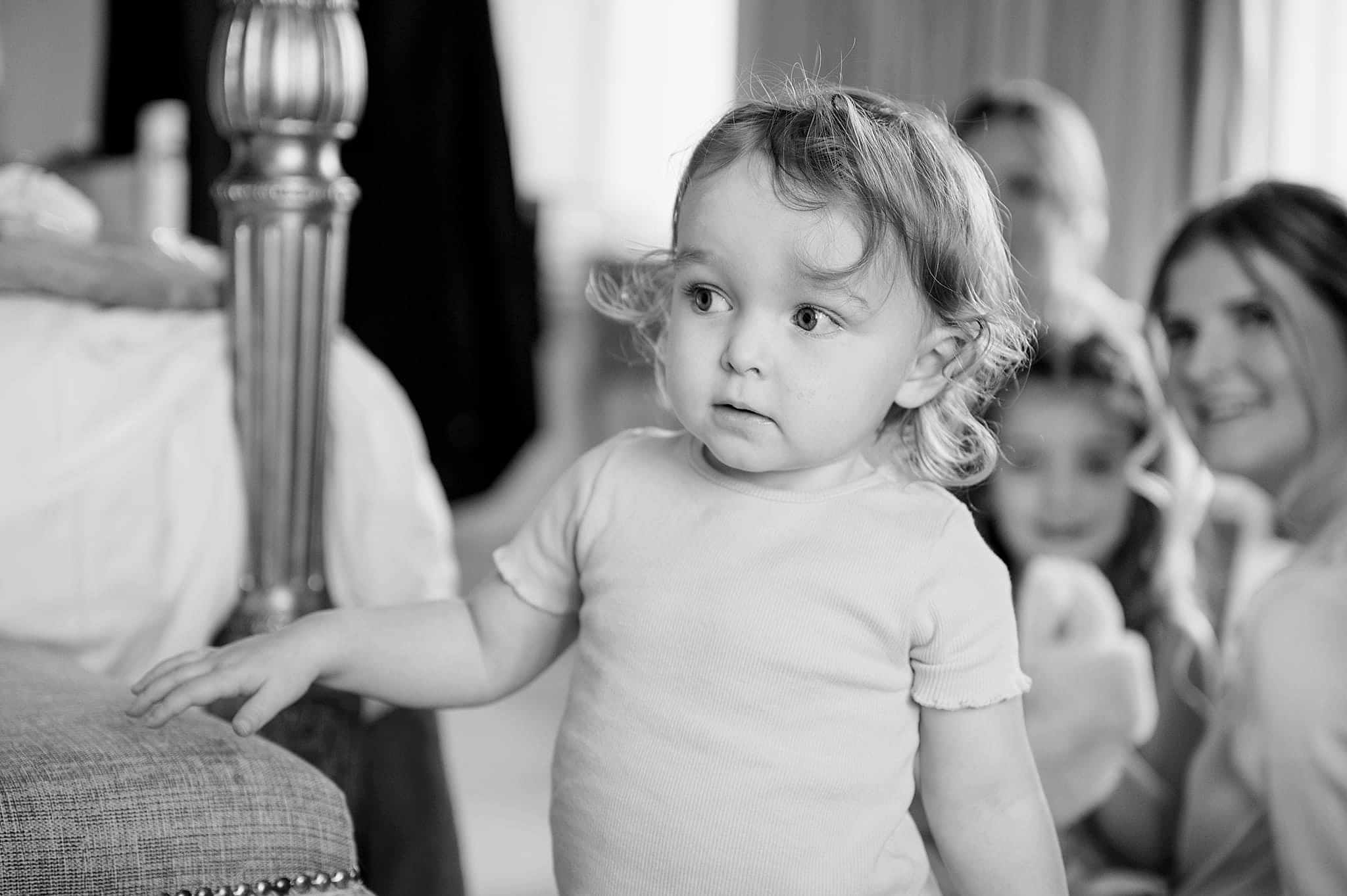 A little flower girl